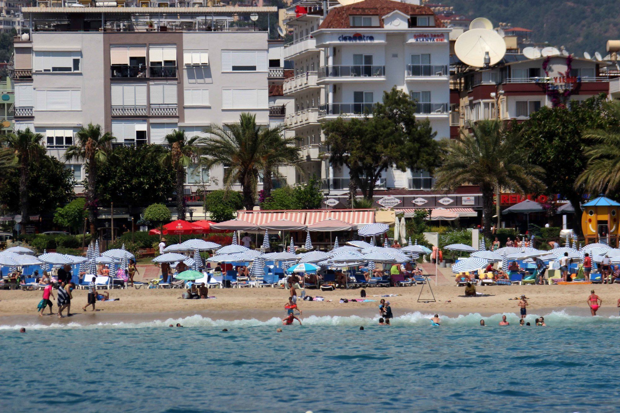 Cleopatra Golden Beach Hotel ألانيا المظهر الخارجي الصورة